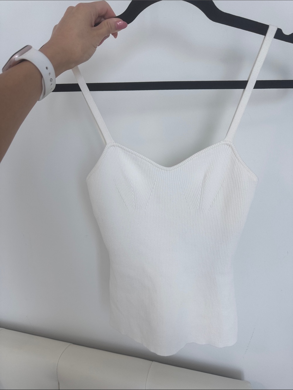Maje white tank